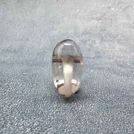 【ガウリシャンカール産】天然ヒマラヤスモーキークォーツ"手磨き加工"ハート型ビーズ③/Gaurishankar Himalayan Smoky Quartz Heart Beads