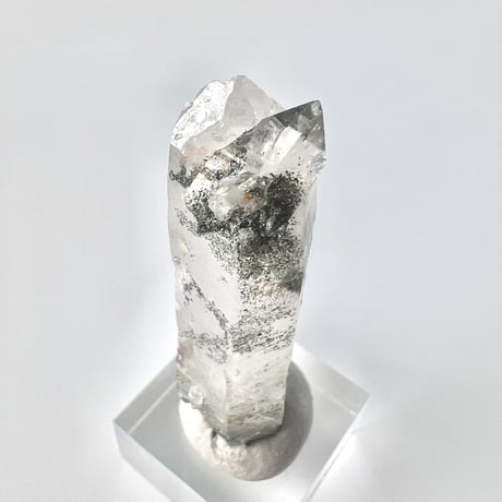 【マナスル産】クローライトイン天然ヒマラヤ水晶ポイント/Manaslu Chlorite in Himalayan Quartz Point