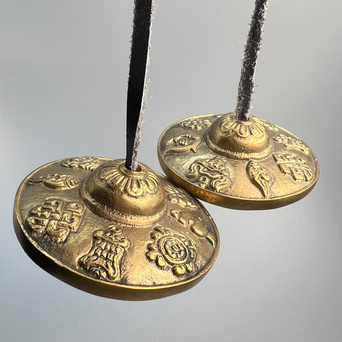 ティンシャ】アスタマンガル(約6.5cm)/Tingsha Ashtamangala🇳🇵ma