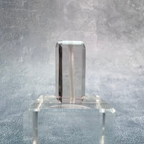 【ガウリシャンカール産】天然ヒマラヤスモーキークォーツ"手磨き加工"スクエアビーズ①/Gaurishankar Himalayan Smoky Quartz Square Beads