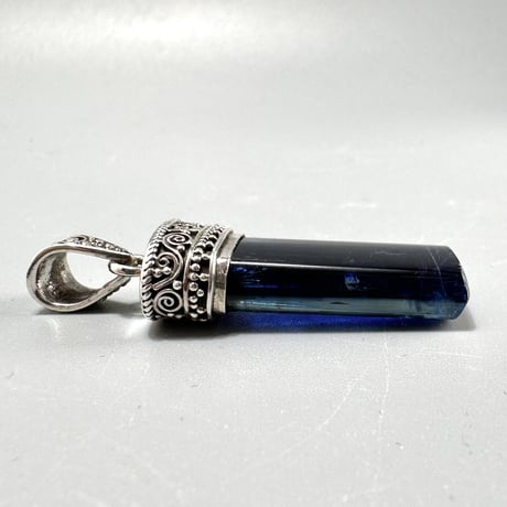 ネパール産ヒマラヤカイヤナイトS/V925ペンダントトップ ⑥ NEPAL Himalayan Kyanite Pendant Top