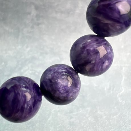 チャロアイトブレスレット14mm内径17cm/Charoite Bracelet