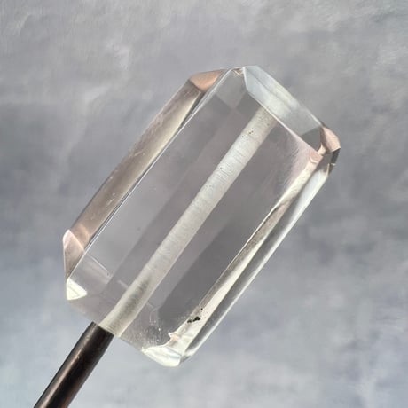 【ガウリシャンカール産】天然ヒマラヤスモーキークォーツ"手磨き加工"スクエアビーズ①/Gaurishankar Himalayan Smoky Quartz Square Beads