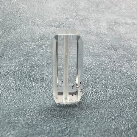 【ガネッシュヒマール産】天然ヒマラヤ水晶"手磨き加工"スクエアビーズ①/Ganesh Himal  Himalayan Quartz Square Beads