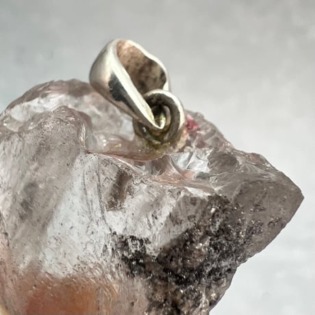 【カイラス産】天然ヒマラヤ水晶バチカン付きペンダントトップ④/Kailash Himalayan Quartz Pendant Top