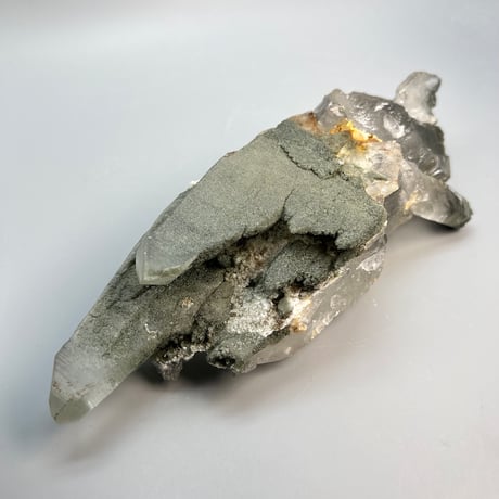 大特価【ガネッシュヒマール産】クローライトイン天然ヒマラヤ水晶❾/Ganesh Himal Chlorite in Himalayan Quartz