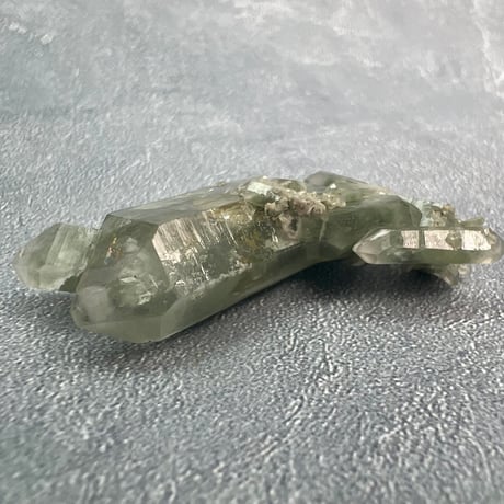 【マナスル産】クローライトイン天然ヒマラヤ水晶⑤/Manaslu Chlorite in Himalayan Quartz
