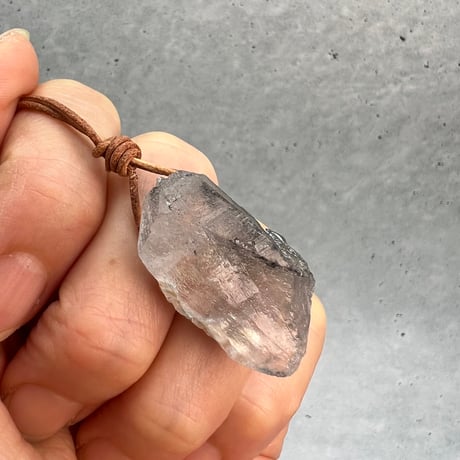 【カイラス産】天然ヒマラヤ水晶ペンダントトップ⑥/Kailash Himalayan Quartz Pendant Top