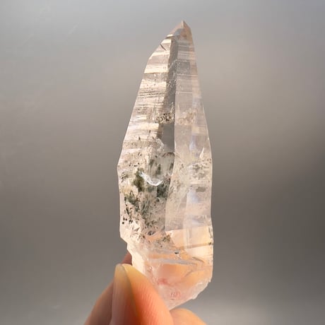 【ガネッシュヒマール産】クローライトイン天然ヒマラヤ水晶/Ganesh Himal Chlorite in Himalayan Quartz