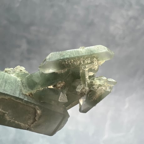 【マナスル産】クローライトイン天然ヒマラヤ水晶⑤/Manaslu Chlorite in Himalayan Quartz