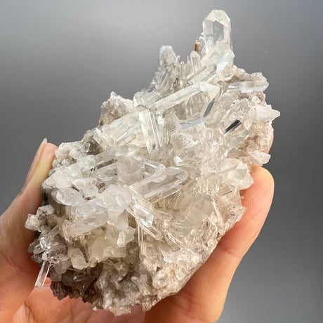 【マカルー産】天然ヒマラヤ水晶クラスター/Makalu  Himalayan Quartz Cluster