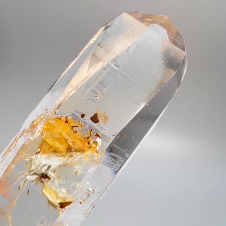 【ガネッシュヒマール産】リモナイトイン天然ヒマラヤ水晶"ポイント"/Ganesh Himal Himalayan Quartz"Point"