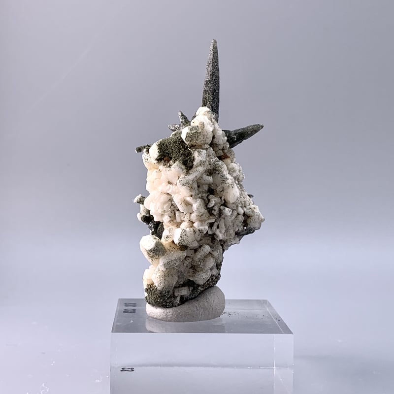 ガネーシュヒマール産クローライトイン天然ヒマラヤ水晶