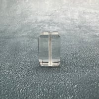 【ガネッシュヒマール産】天然ヒマラヤ水晶"手磨き加工"スクエアビーズ⑤/Ganesh Himal  Himalayan Quartz Square Beads