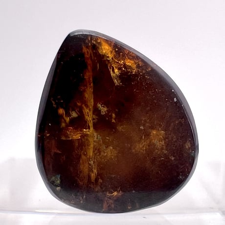 ネパール産ドラバイトトルマリン"手磨き加工"ルース①/Nepal Dravite Tourmaline loose
