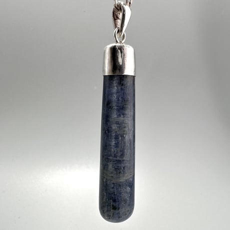 ネパール産ヒマラヤカイヤナイト "手磨き加工"ペンダントトップ 1️⃣ NEPAL Himalayan Kyanite Pendant Top
