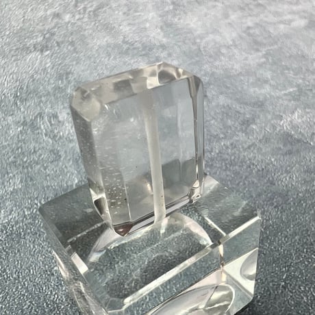 【ガネッシュヒマール産】天然ヒマラヤ水晶"手磨き加工"スクエアビーズ③/Ganesh Himal  Himalayan Quartz Square Beads