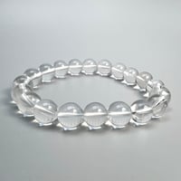 【ハイクオリティー】ガネッシュヒマール産天然ヒマラヤ水晶ブレスレット10mm内径17cm/High Quality Ganesh Himal Himalayan Quartz Bracelet