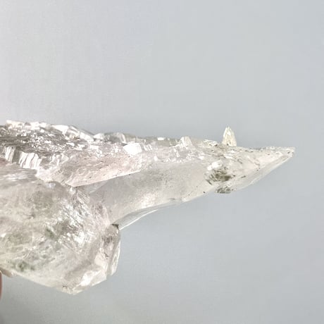 【マナスル産】クローライトイン天然ヒマラヤ水晶ポイント/Manaslu Chlorite in Himalayan Quartz Point