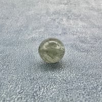 【ガネッシュヒマール産】アクチノライトイン天然ヒマラヤ水晶ビーズ⑮/Ganesh Himal Actinolite in Himalayan Quartz beads