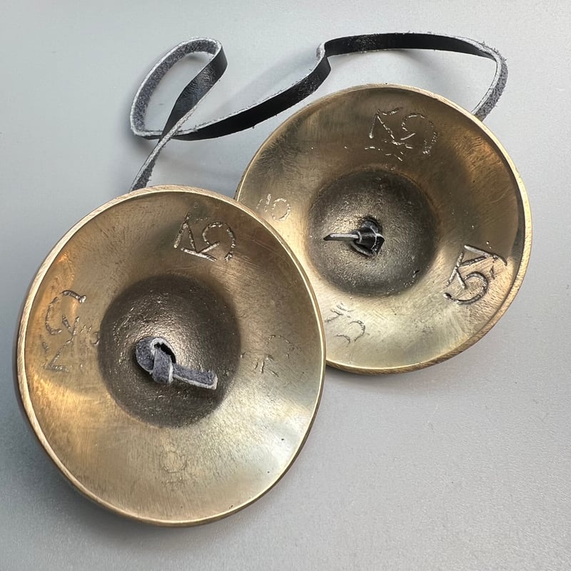 ティンシャ】アスタマンガル(約6cm)/Tingsha Ashtamangala🇳🇵made