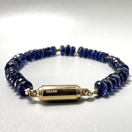 ネパール産ヒマラヤカイヤナイト ブレスレット1⃣ NEPAL Himalayan Kyanite Bracelet