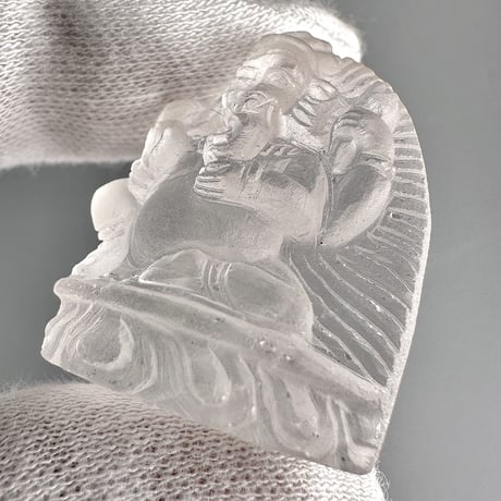 【ガネッシュヒマール産】天然ヒマラヤ水晶 "ガネーシャ様"仏像/Ganesh himal  Himalayan Quartz   "Ganesha"