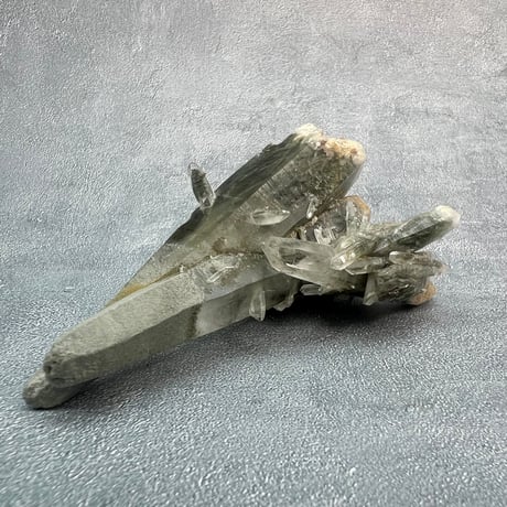 【ガネッシュヒマール産】アクチノライト&クローライトイン天然ヒマラヤ水晶/Ganesh Himal Actinorite&Chloritet in Himalayan Quartz