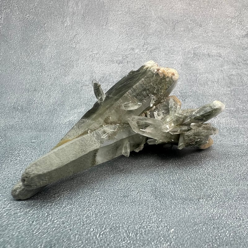 ガネーシュヒマール　アクチノブレス　その他 ガネッシュヒマール産】アクチノライト&クローライトイン天然