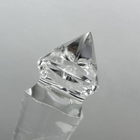 【ガネッシュヒマール産】天然ヒマラヤ水晶"手磨き加工"ペンデュラム(カット)/Ganesh Himal Himalayan Quartz Pendulum(Cut)