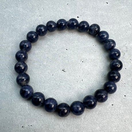 【天然サファイア】ブレスレット(約6.8mm/内径14cm)①/Sapphire Bracelet