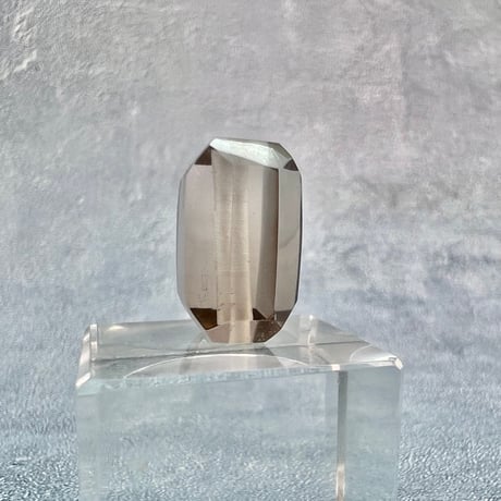 【ガウリシャンカール産】天然ヒマラヤスモーキークォーツ"手磨き加工"スクエアビーズ②/Gaurishankar Himalayan Smoky Quartz Square Beads