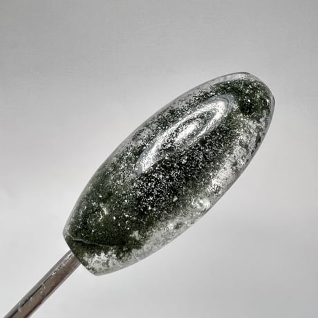 【ガネッシュヒマール産】アクチノライト&クローライトイン天然ヒマラヤ水晶 樽型ビーズ/Ganesh Himal Actinolite&Chlorite in Himalayan Quartz