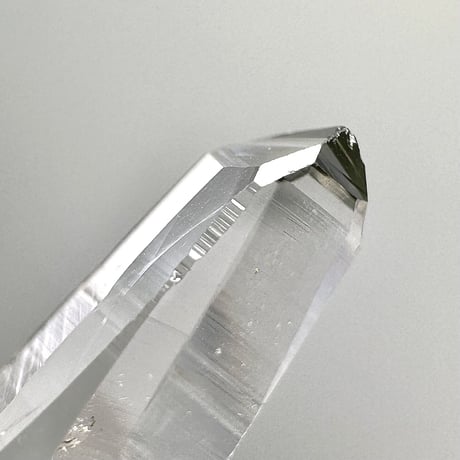 【ガネッシュヒマール産】クローライトイン天然ヒマラヤ水晶ミニポイント/Ganesh Himal Chlorite in Himalayan Quartz Mini Point