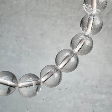 【デザインブレスレット】ガネッシュヒマール天然ヒマラヤ水晶デザインブレスレット/Ganesh Himal Himalayan Quartz Design Bracelet