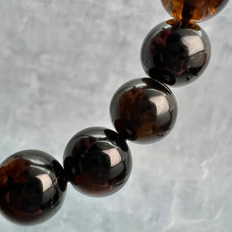 ネパール産🇳🇵ヒマラヤドラバイトトルマリン ブレスレット10mm内径15.5/Nepal Himalayan dravite tourmaline Bracelet