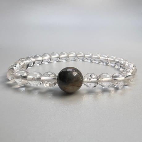 ガネッシュヒマール　ラパ産　アクチノライトインクオーツリング　7〜8号 CATEGORY Ring / リング | RUNTA
