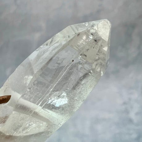 【カイラス産】天然ヒマラヤ水晶革紐付きペンダント⑧/Kailash Himalayan Quartz Pendant