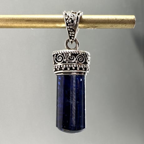 ネパール産ヒマラヤカイヤナイトS/V925ペンダントトップ ③ NEPAL Himalayan Kyanite Pendant Top