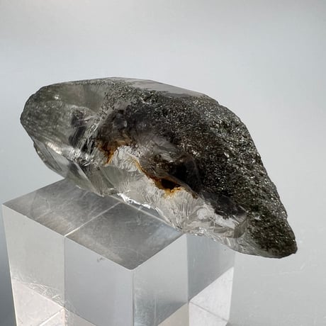 【ガネッシュヒマール産】クローライトイン天然ヒマラヤ水晶/GaneshHimal Chlorite in Himalayan Quartz