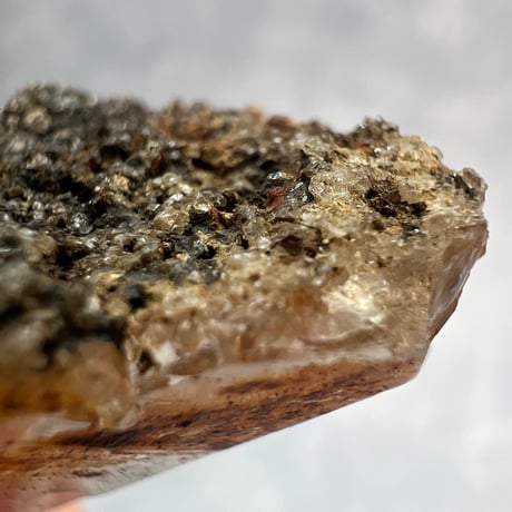 ハイクオリティ【ガネッシュヒマール産】リモナイトイン天然ヒマラヤ水晶/Ganesh Himal Limonite in Himalayan Quartz