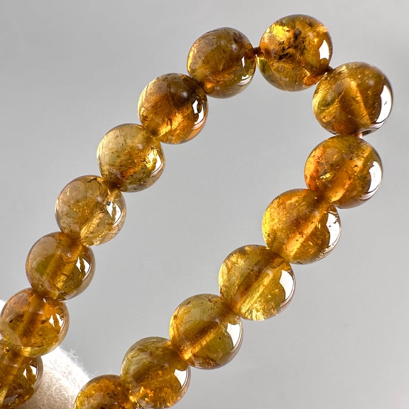 ネパール産??ハニートルマリン ブレスレット/Nepal HoneyTourmaline 