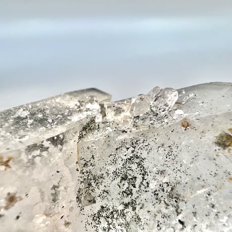 【マナスル産】クローライトイン天然ヒマラヤ水晶ポイント/Manaslu Chlorite in Himalayan Quartz Point