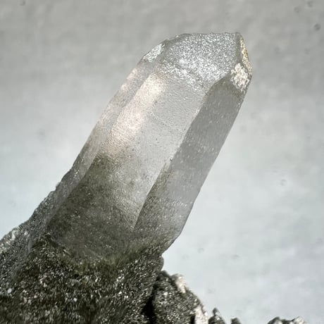【ガネッシュヒマール産】クローライトイン天然ヒマラヤ水晶クラスター/Ganesh Himal Chlorite in Himalayan Quartz Cluster