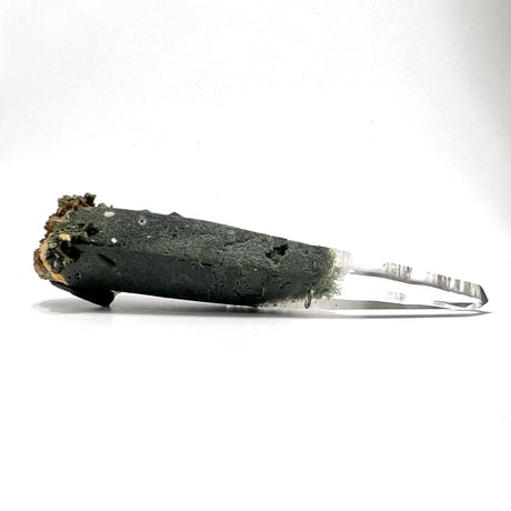【ガネッシュヒマール産】クローライトイン天然ヒマラヤ水晶ナチュラルポイント⑦ Ganesh Himal Chlorite in Himalayan Quartz Natural Point
