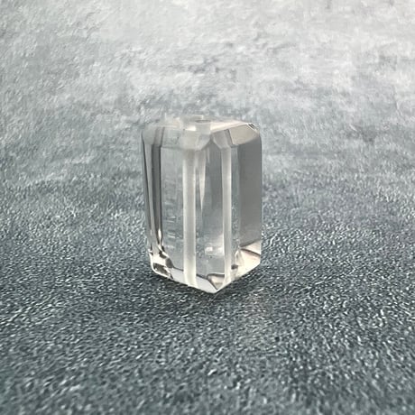 【ガネッシュヒマール産】天然ヒマラヤ水晶"手磨き加工"スクエアビーズ④/Ganesh Himal  Himalayan Quartz Square Beads