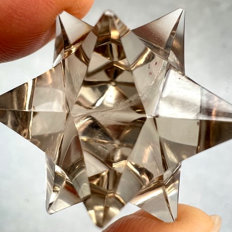 【ガウリシャンカール産】天然ヒマラヤスモーキークォーツ アステロイド①/Gaurishankar HimalayanSmoky Quartz "Asteroid"Super Markaba Star