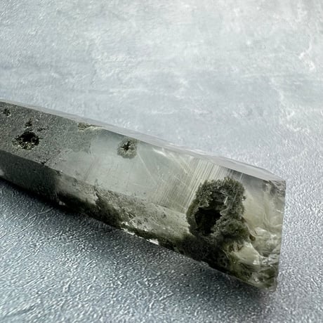 【ガネッシュヒマール産】クローライトイン天然ヒマラヤ水晶/Ganesh Himal Chlorite in Himalayan Quartz