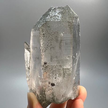 【ガネッシュヒマール産】クローライトイン天然ヒマラヤ水晶/Ganesh Himal Chlorite in Himalayan Quartz