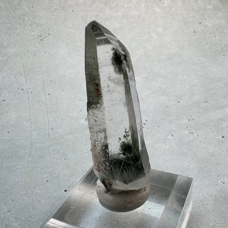 【ガネッシュヒマール産】クローライト&アクチノライトイン天然ヒマラヤ水晶/Ganesh Himal Chlorite&Actinorie in Himalayan Quartz